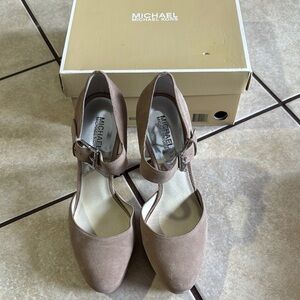 Michael Kors Women's Brown Suede Heels